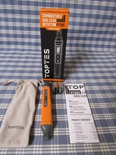 TOPTES PT205 Gas Leak Detector with Audible & Visual Alarm (Open Box) FREE SHIP.