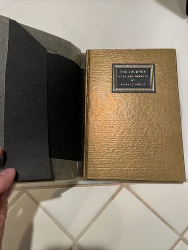The Journey Odes and Sonnets Gerald Gould 1921 1st Ed Yale University Press - Picture 3 of 10