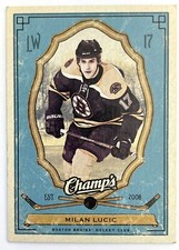 2009-10 UPPER DECK CHAMPS MILAN LUCIC Boston Bruins CARD #6