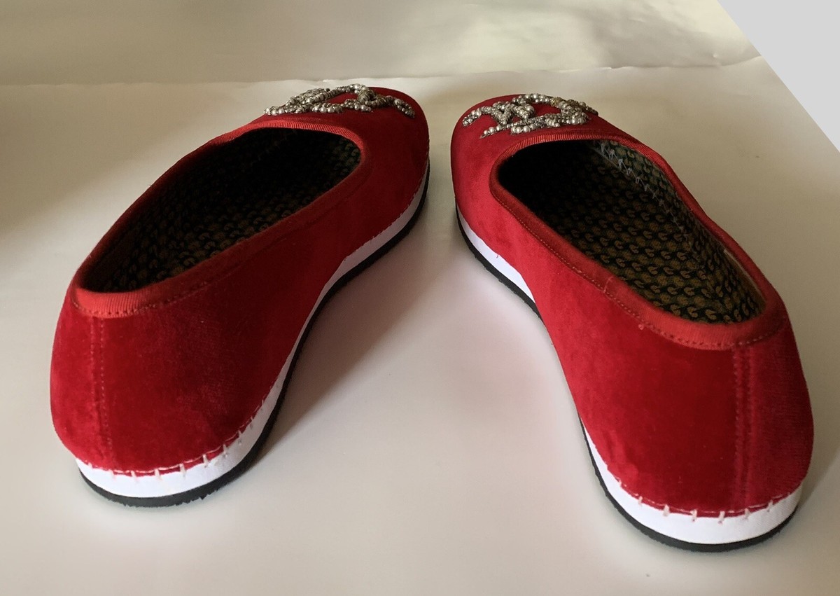 AUTHENTIC Gucci Size 9 Men\'s w/ AM Appliqué Velluto Marmara Rosso Loafers  NWB $_57.PNG?set_id=880000500F main image 3