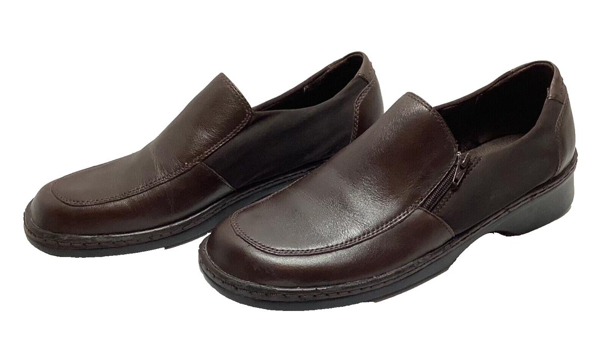 Cherokee Brand Men Size 10 Shoes Brown Leather upper Slip On  display picture 1
