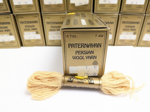 Paternayan Persian Wool Yarn 8 Yards 3-Ply Lot NOS ~ FULL BOXES ~ Many Colors - Picture 8 of 39