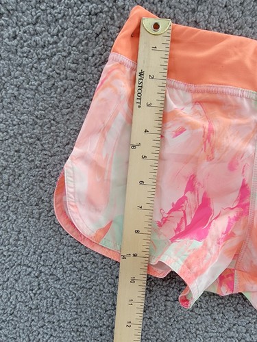 ID Ideology Scratched Paint Elastic-Waist Shorts Girls 6X Pink Shock Pull On - Picture 9 of 17