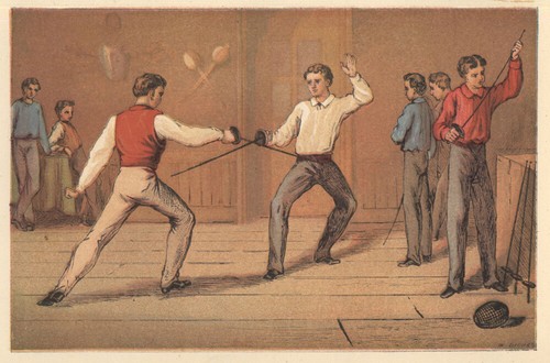 American Boy's Book 1864 first-ever color illustration showing baseball - Imagen 5 de 6