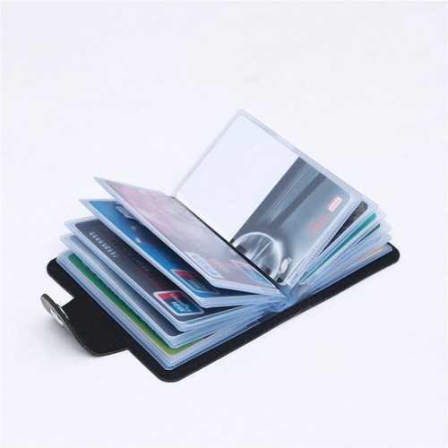 10 Page 20 Card, Credit Card or Picture Plastic Holder Inside Bag -Wallet Insert - Picture 4 of 12