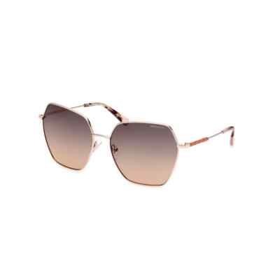 GANT GA8089 28K Rose Gold Geometric Metal Sunglasses Frame 63-17-135