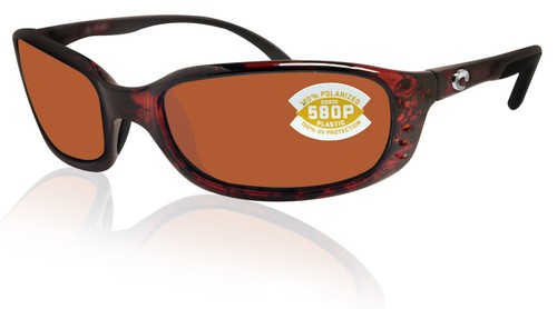 Gafas de sol Costa Del Mar con marco de tortuga cobre 580 plástico lentes polarizadas - Imagen 7 de 8