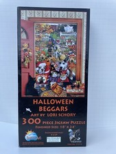 Halloween Beggars Puzzle By Suns Out 300 PIECES 18" X 24" CATS  DOGS