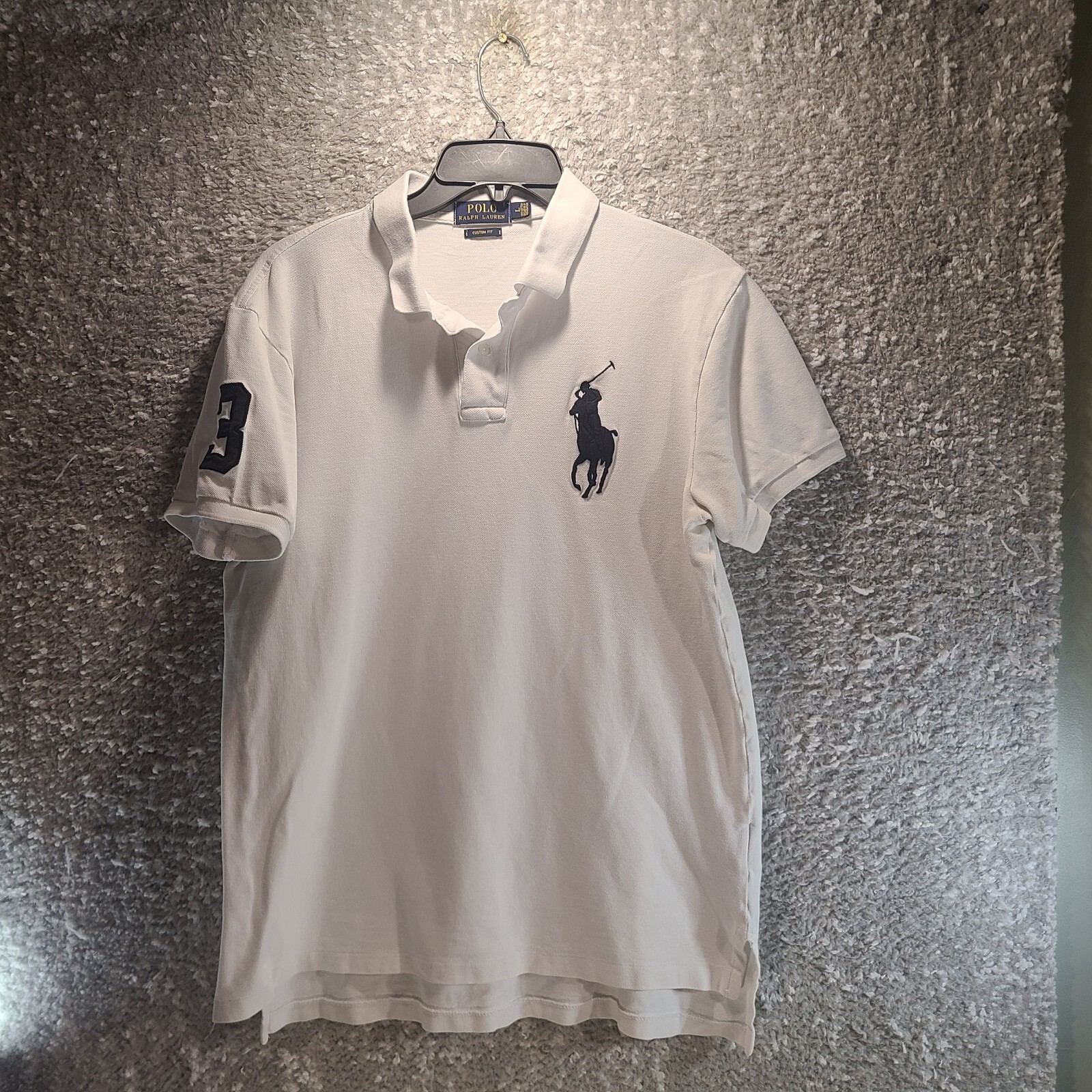 Ralph Lauren POLO RALPH LAUREN CUSTOM FIT Big Pony Short Sleeve Rugby Shirt Men's XXL /eaa444533