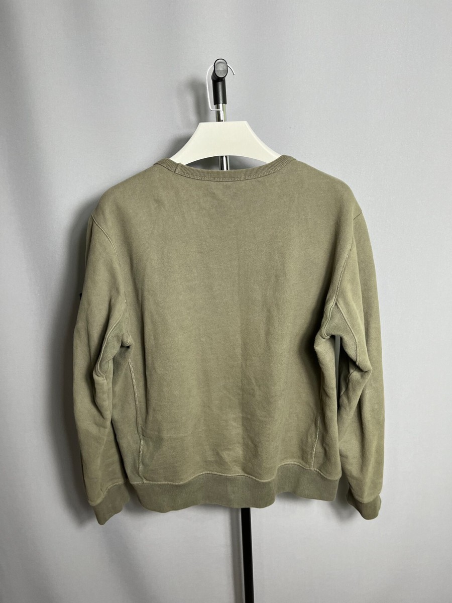 stone island Garment Dyed sweatshirt green 691562720 mens Sz L | eBay