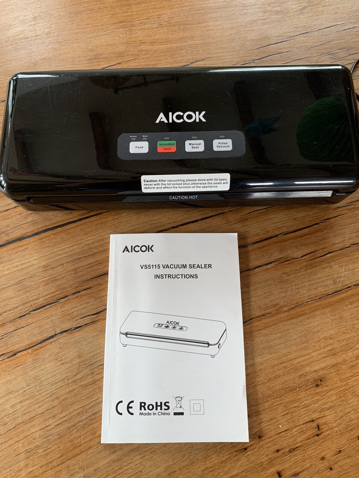 Aicok vacuum organiser vacuum sealer 30 cm welded seam including 300 cm