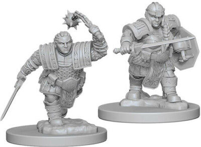 D&D Nolzur's Marvelous Unpainted Minis: W2 Female Dwarf Fighter
