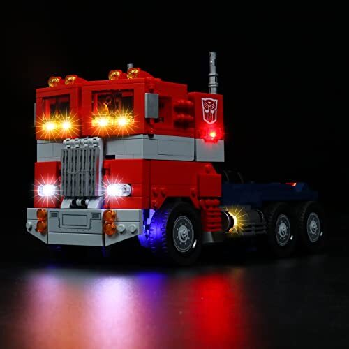 LED Light Kit for Lego Transformers Optimus Prime 10302 Convertible Building