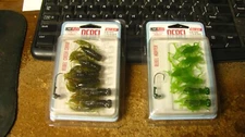 Rebel "live flex" soft baits, 12 ct, 2 colors, free shipping