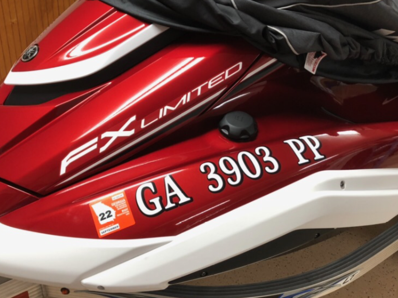 KAYAK CANOE REGISTRATION NUMBERS DECAL WAVE RUNNER BOAT JET SKI PWC eBay