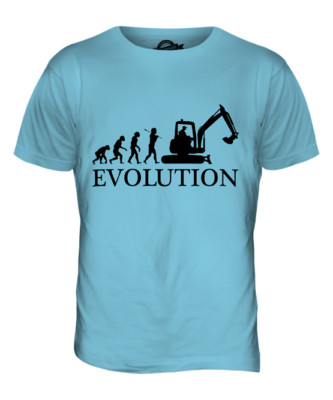 BAGGER EVOLUTION DES MENSCHEN HERREN T-SHIRT TEE SHIRT XS S M L XL 2XL 3XL 4XL