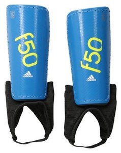 Adidas Performance F50 Youth Shin Guard, Solar Blue/Semi Solar Yellow, Small (888170943057)