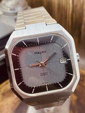 RARE Vintage Soviet POLJOT AUTOMATIC USSR watch 2616.2H GRAY DIAL 70s #7309
