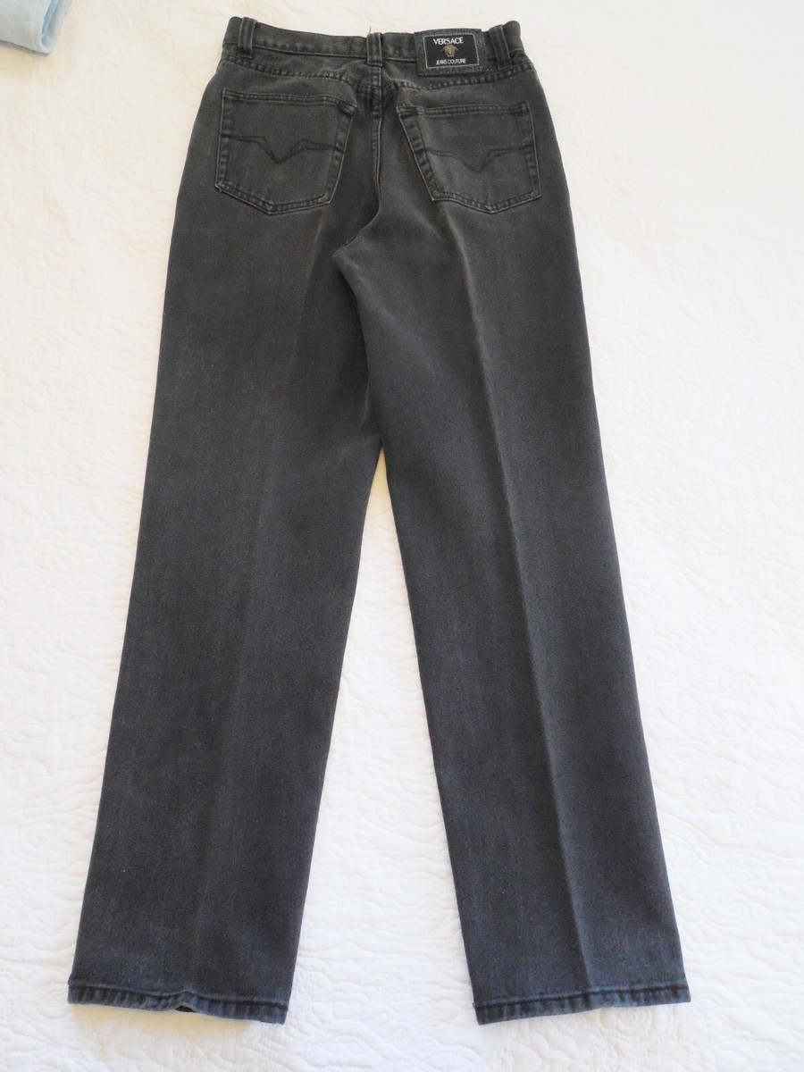 Vintage Y2K VERSACE JEANS COUTURE Denim High Waist Jeans Medusa