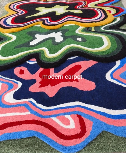 Franky Rugs Handmade 100% Woolen Hand Tufted For Home Decoration - Picture 8 of 8