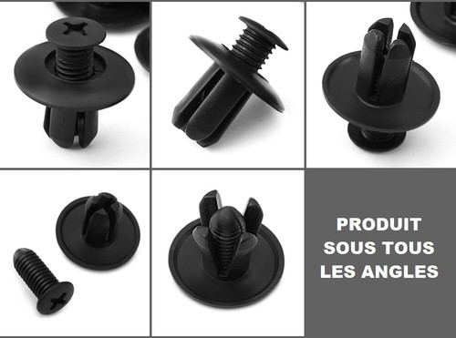x20 Clips de Fixation 8mm Compatible KIA/Sportage Pare-choc Pare-Boue Garniture - Imagen 4 de 13