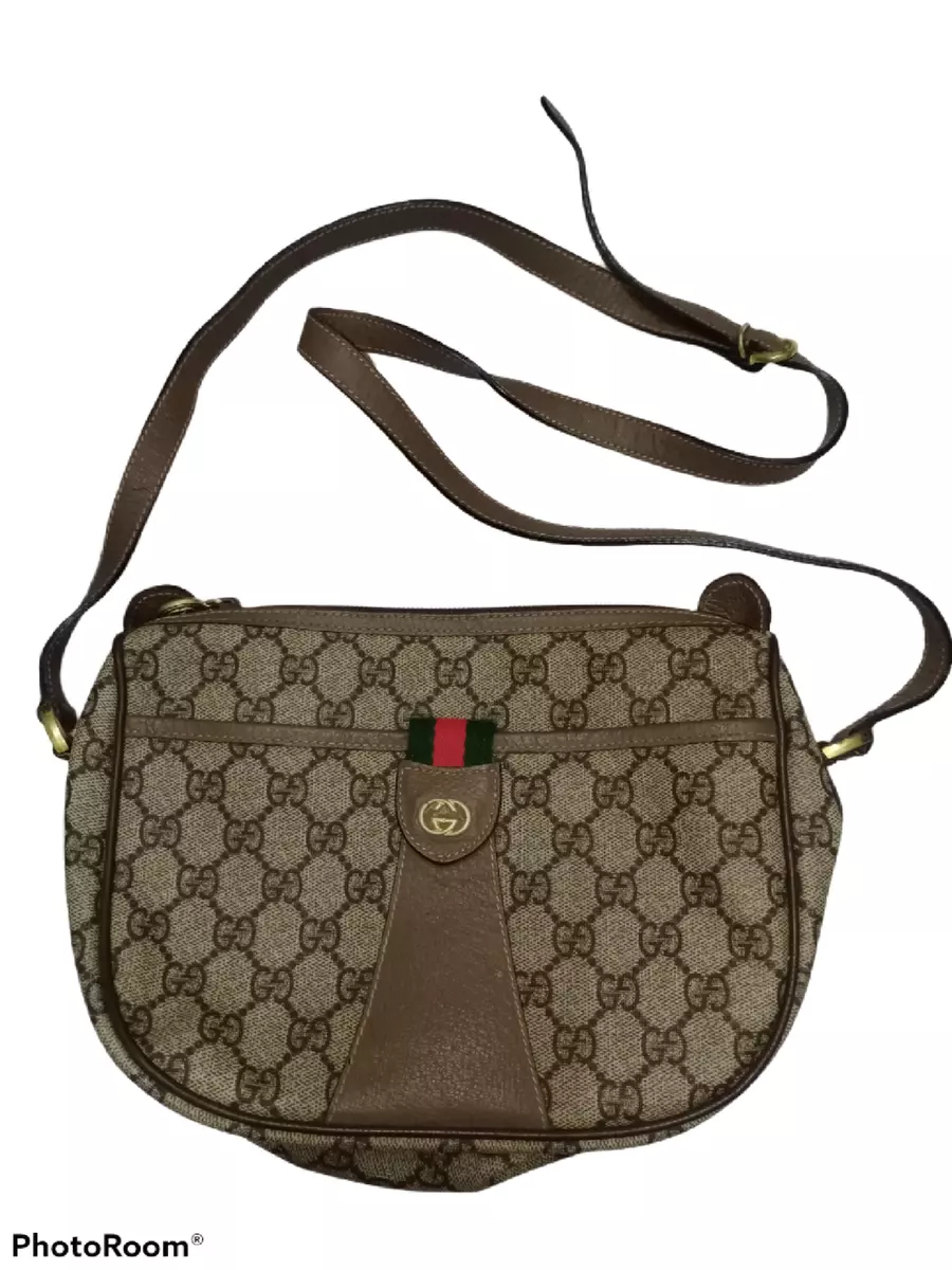 Vintage Gucci Monogram Sling Bag Made In Italy