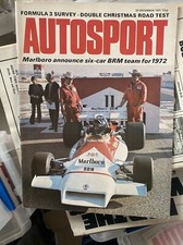 Autosport 23 December 1971 Season Review  Formula 3 Dave Walker champion Bermuda