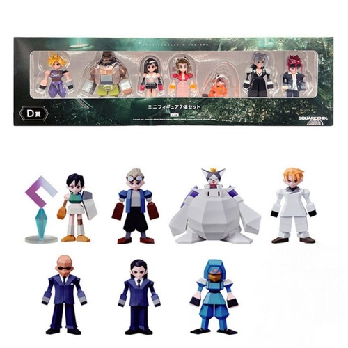 Final Fantasy VII Rebirth D Prize Kuji Mini Figure Set of 7 Unopened 2024 Rare - Picture 3 of 5