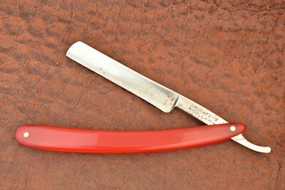 VINTAGE STRAIGHT RAZOR KNIFE 1884-c1928 SHUMATE'S RAZOR CO DOLLAR ST LOUIS 18558