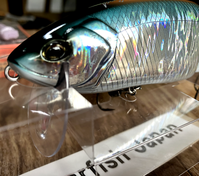 DRT Tiny Klash Hama Hologram Blue Low Floating Fishing Lure