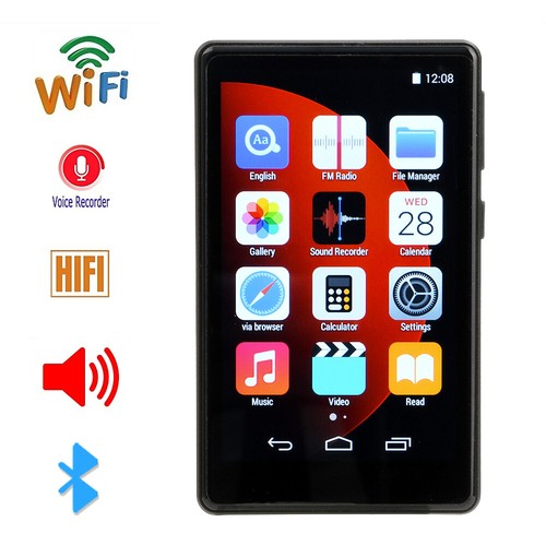 Reproductor MP3 MP4 WiFi Android Bluetooth Pantalla Táctil de 4" Soporte de Música HiFi 256 GB - Imagen 3 de 23