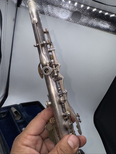 William Neurnberger American Artist Silver Solid Body Clarinet - untested sold - Picture 12 of 24