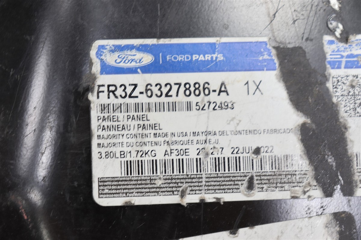 2015-2023 Ford Mustang Rear Right Inner Wheelhouse Panel