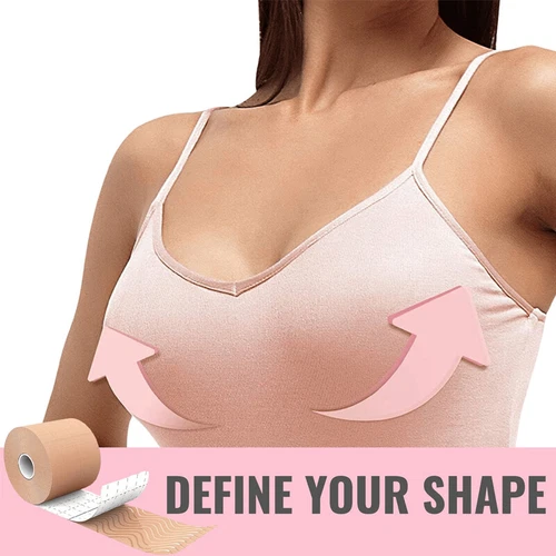 Boob Tape Bra, Breast Lift Tape for Contour Lift & Fashion Invisible Push Up Bra - Picture 6 of 31