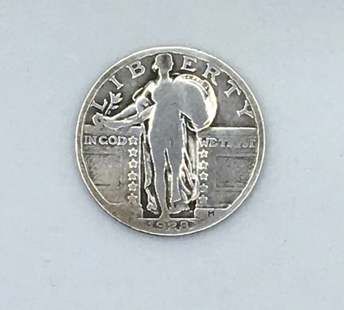 1928 Standing Liberty Quarter ~GOOD ~ 90% Silver 25c US Type Coin
