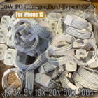 Upgrade 20W Fast Charger Block Type C Cable For iPhone 15Pro Samsung Android Lot