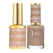 DND DC Soak Off Gel Polish + Matching Nail Lacquer - Natural #311