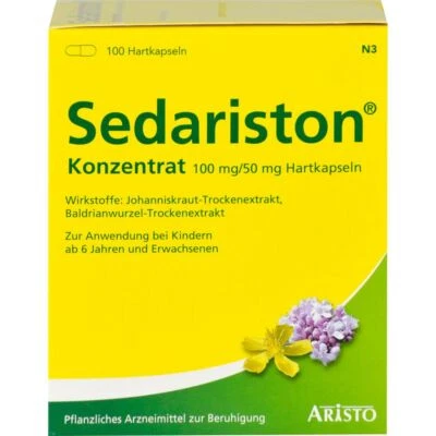 ARISTO PHARMA GMBH SEDARISTON Konzentrat Hartkapseln 100 St PZN02787783