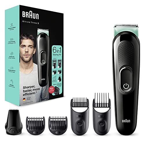 Braun 6-in-1 Hair Clippers Beard Trimmer Body Grooming Kit Precision Trimmer - Picture 1 of 7