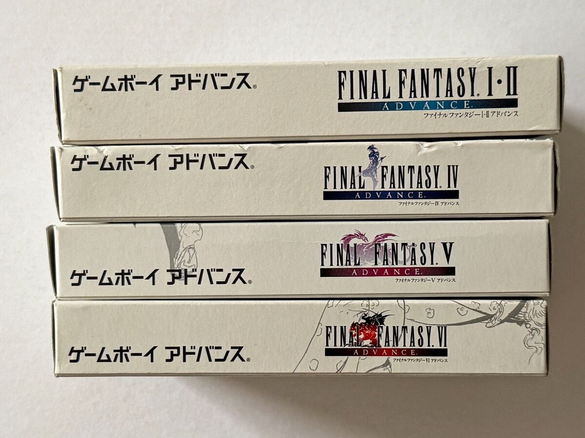 GBA Final Fantasy 1 2 4 5 6 Set Lot Nintendo Square-Enix GBA Final Fantasy 1 2 4 5 6 Set Lot Nintendo Square-Enix