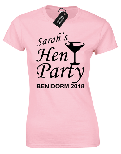LADIES HEN PARTY DO T-SHIRTS WOMENS 
