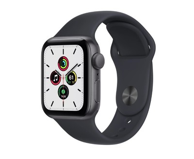 Apple Watch SE (1st Gen) GPS, 40mm Space Gray Aluminum Case with Midnight Sport