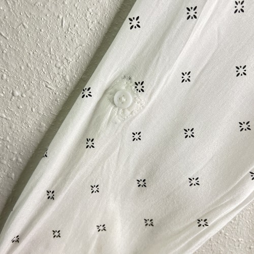 Camicia BEACH LUNCH LOUNGE con bottoni donna SP bianca morbida spaziosa oversize spiaggia - Foto 8 di 12