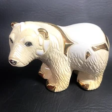 RINCONADA Artesania POLAR BEAR #755 Silver Anniversary Platinum & 18K Gold Craze