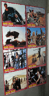 MAD MAX BEYOND THUNDERDOME original RARE lobby card set MEL GIBSON
