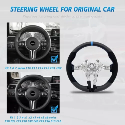 M Steering Wheel Skeleton For BMW M5 F10 2011-2016 M6 F06 F12 F13 2013-2018 F01 Foto 2 de 4
