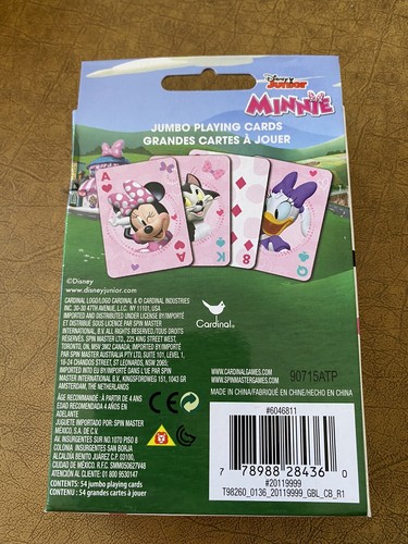 LICENSED JUMBO KIDS PLAYING CARDS - SEALED BOX 8 PACKS - 4 STYLES DISNEY, MARVEL - Picture 8 of 14