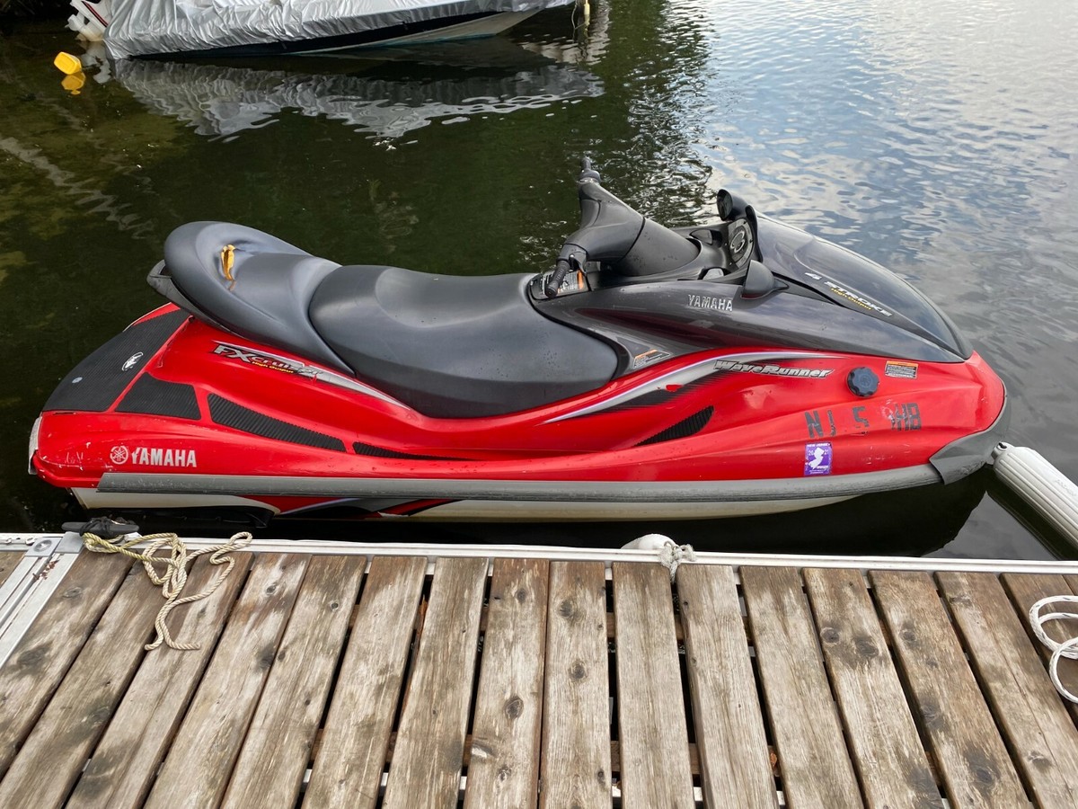Yamaha FX Cruiser High Output 3 Seater Waverunner JetSki Red | eBay