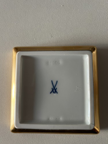 Platte, Form "MEISSEN® Cosmopolitan", Gold, 9 x 9 cm - Bild 4 von 4