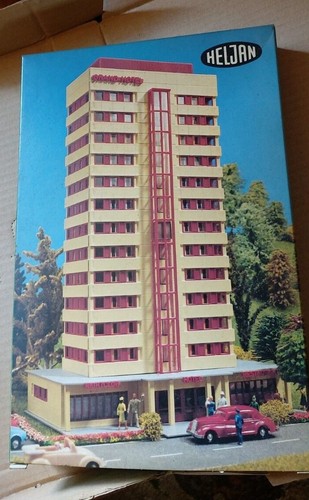 Vintage HELJAN HO model BUILDING KITS train shops petrol STATIONS kit buildings - Picture 95 of 493
